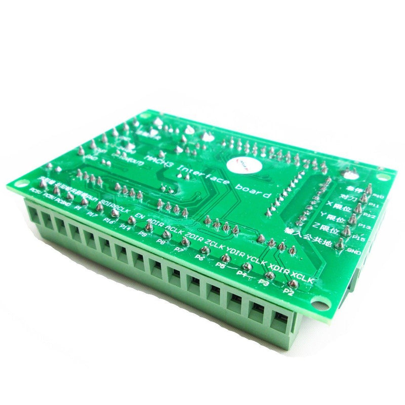[Australia - AusPower] - HiLetgo MACH3 Engraving Machine CNC 5 Axis Stepper Motor Driver Interface Board with Optocoupler Isolation Blue Board + USB Cable 