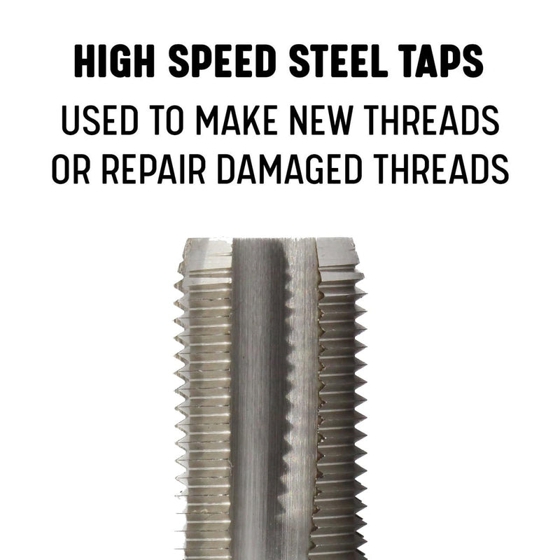 Drill America - DWT64118 3/8"-18 NPS High Speed Steel 4 Flute Straight Pipe Tap, DWT Series