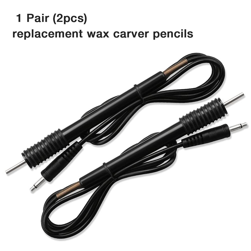 [Australia - AusPower] - LVCHEN Wax Carver Pencil 2pcs - Replacement Waxer Carving Pens for Dental Lab Electric Waxer Carving Waxing Machine 
