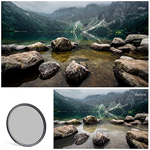 K&F CONCEPT 95mm Circular Polarizing Waterproof 24 Multi-Coated CPL Filter