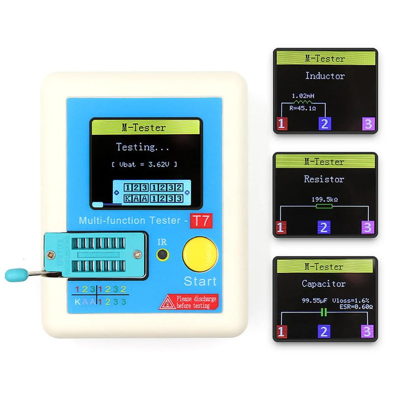 DollaTek Transistor Tester Multifunction TFT Diode Triode Capacity Tester LCR ESR NPN PNP MOSFET IR
