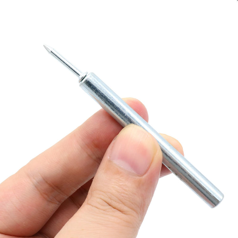 [Australia - AusPower] - 100Pcs Double-Head Skirting Thread Seamless Nail, Skirting Line Without Marks Nail,Invisible Security Screws,Solid Wood Baseboard Double-Headed Nails,Equipped with Nail Specific Sleeve Tool 100 