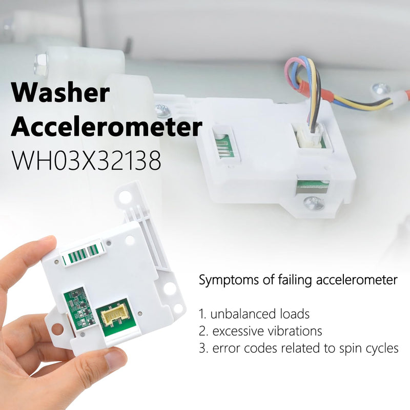 [Australia - AusPower] - WH03X32138 Washer Accelerometer Control Replacement Compatible with GE Specific Models 