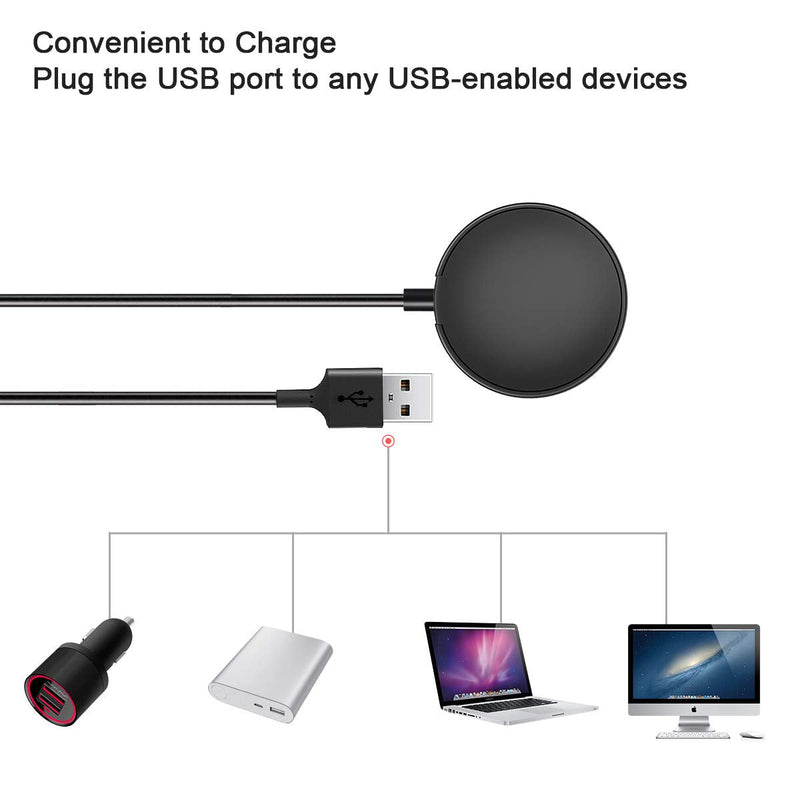 [Australia - AusPower] - 2 Pack Compatible with Samsung Watch Charger,Galaxy Watch 6/5/4 Charger Cable Dock USB Replacement for Samsung Galaxy Watch 6/6 Classic/ 5/5 Pro/4/4 Classic/3/Active 2/Active 