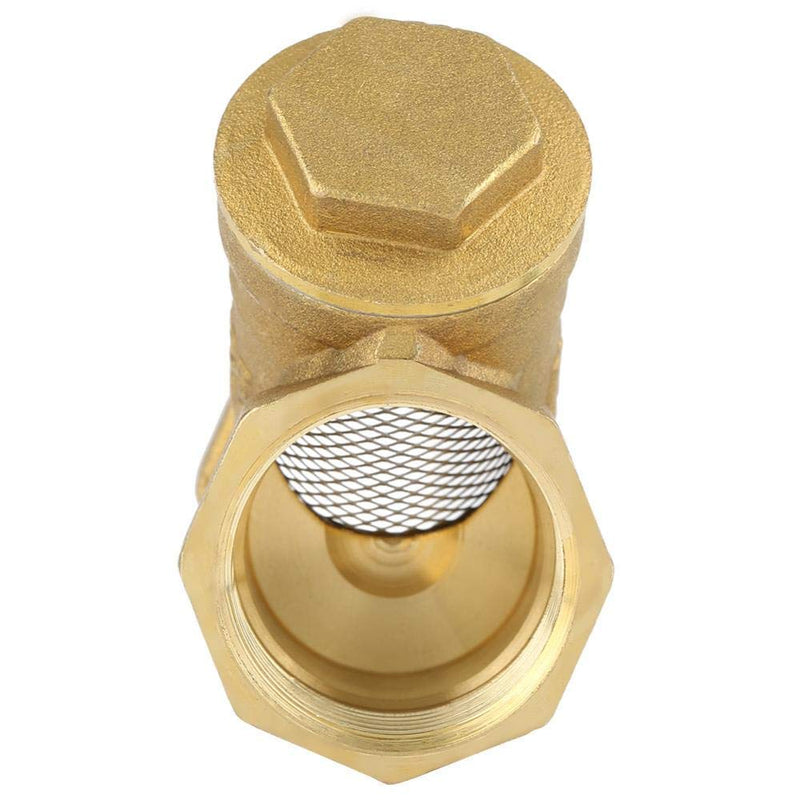 1 inch BSPP Y Shaped Brass Strainer Filter Valve Internal Thread Connection for Water Oil Separation