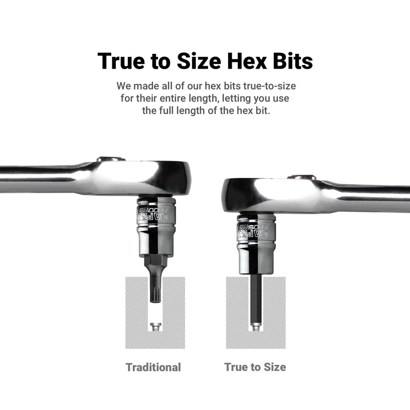 [Australia - AusPower] - Capri Tools 3-0539 8 mm Hex Bit Socket, 3/8-Inch Drive, Metric 
