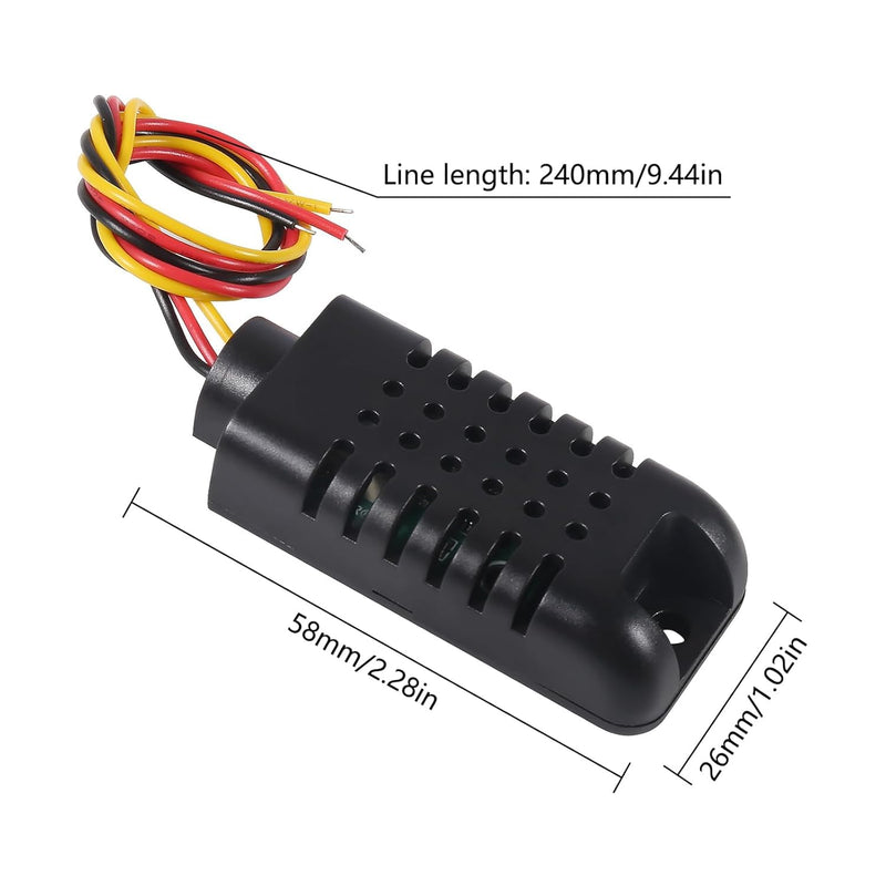 [Australia - AusPower] - 2pcs DHT21 AM2301 High Precision Capacitive Digital Temperature Humidity Sensor Module DHT21 Digital Temperature and Humidity Sensor Modules for Arduino 2pcs 