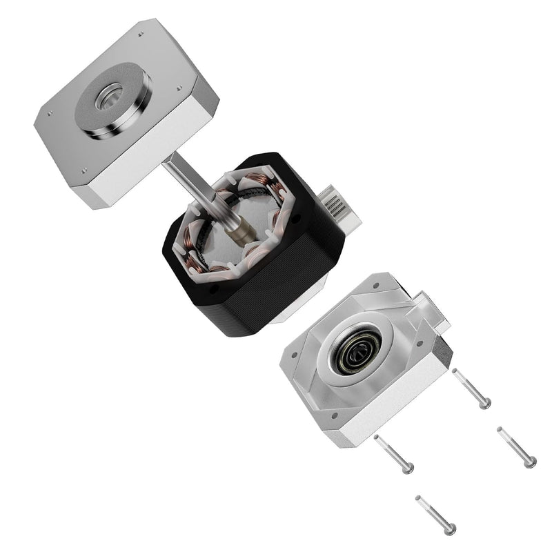 [Australia - AusPower] - FDM 3D Printer Stepper Motor 42-40,2 Phases 1A 1.8 Degrees 0.4 N.M Stepper Motor 3D Printer Extruder, for Creality Ender-3 Series and CR-10 Series E-axis (42-40(2Pcs)) 42-40 2PS 