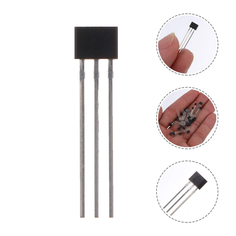 [Australia - AusPower] - 25pcs Linear Hall Effect Sensors Ratiometric Linear Hall Effect Sensors Chip Magnetic Detector 3 Terminal for Electric Vehicle Motor Repair Applications 