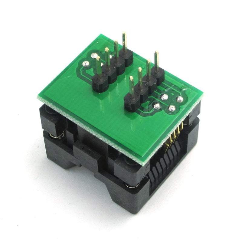 DollaTek 200-208mils SOP8 to DIP8 IC Socket Adapter Socket OTS-20-1.27-01 for 25xx Eeprom Flash