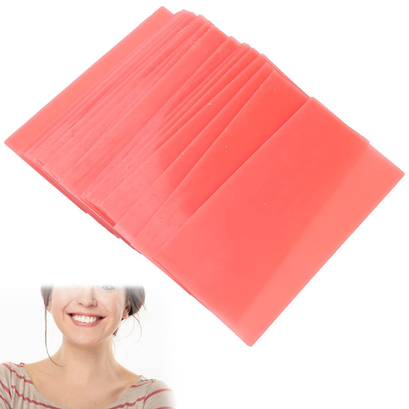 18pcs Dental Base Plate Wax, Red Utility Bite Wax, Dental Wax Auxiliary Material for Dentist Supply of Dental Wax Sheets, Red Dental Care Wax