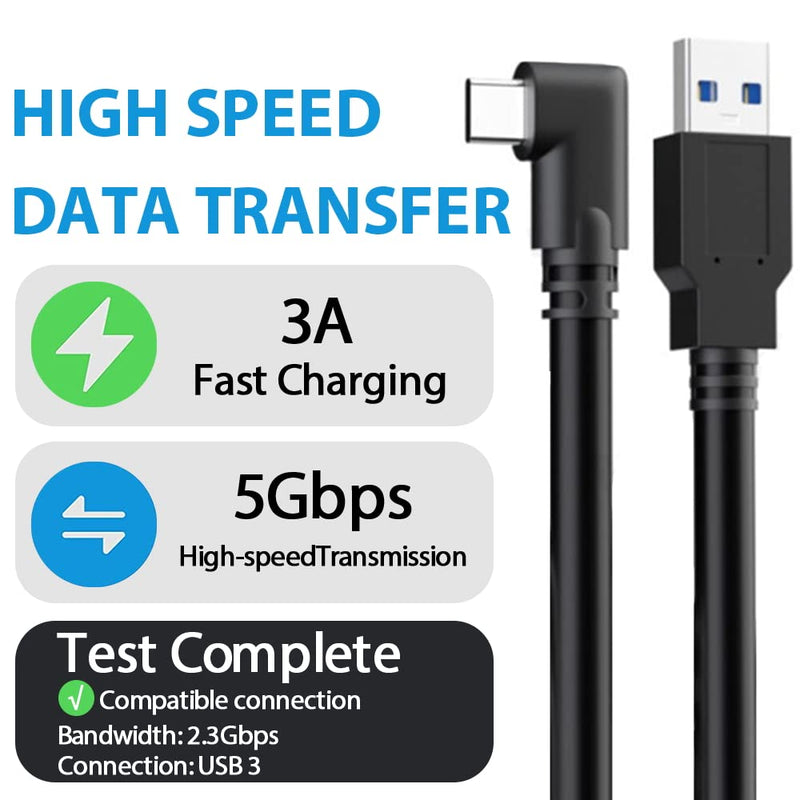 [Australia - AusPower] - 10FT Link Cable for Oculus Quest 2, Link Cable for Quest 2 High Speed Data Transfer Charging Cable USB 3.0 to USB C Cable Charger for Oculus Quest 2 Accessories VR Headset Gaming to PC 10 Ft (3M) 