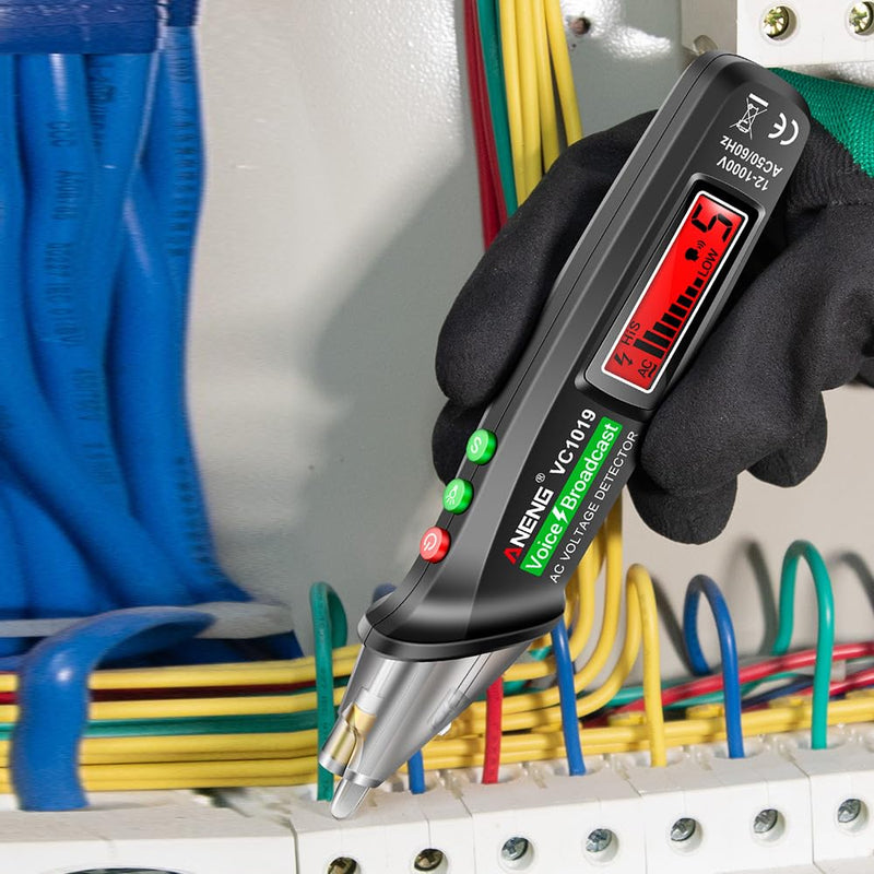 [Australia - AusPower] - axGear Voltage Detector Non-Contact AC Electrical Tester Pen Sensitivity 12-1000V 
