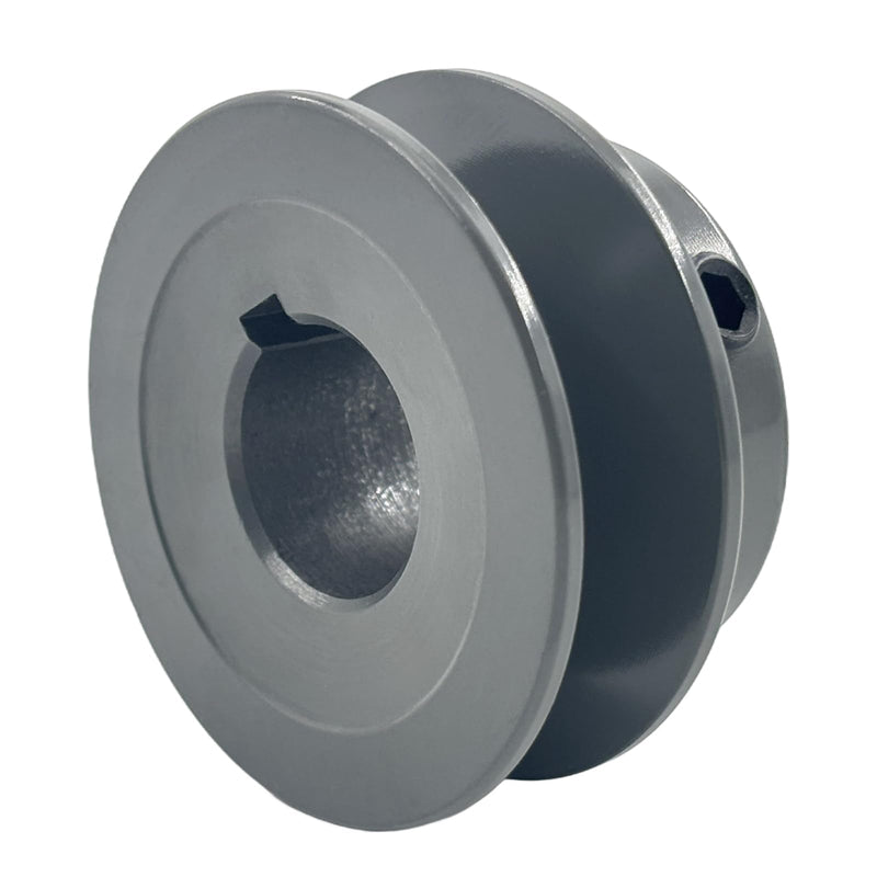[Australia - AusPower] - AK20-3/4 Single Groove Fixed Bore V Belt Pulley 3/4 inch bore 2 inch Outside Dia V-Belt Sheave Cast Iron for A AX 3L 4L V-Belts 