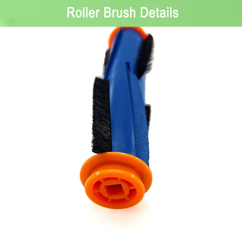 [Australia - AusPower] - Replacement Parts for Shark AV2610WA RV2610WA Matrix Plus 2- in-1 Robot Vacuum Cleaner,1 Main Brush,3 Filters,3 Mop Pads,6 Side Brush,1 Pre Filter,1 Roller Cover,1 Filter&1 Pre-Motor Foam&Felt Filter RV2610WA Parts 