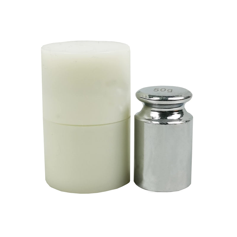 [Australia - AusPower] - HFS(R) Calibration Weight 50 Gram M2 Class Chrome Scale Balance Calibration Weight for Digital Scale, Pocket Scale 