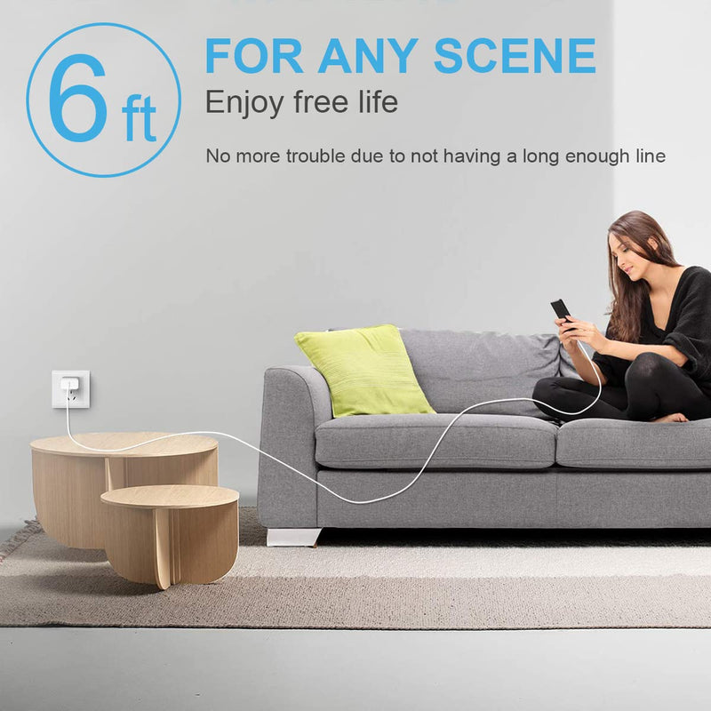[Australia - AusPower] - iPhone Fast Charger 3+3Pack 20W USB C Wall Charger with 6FT Fast Charging Cable Compatible with iPhone 14/13/12/11/Pro/Pro Max 3Pack 