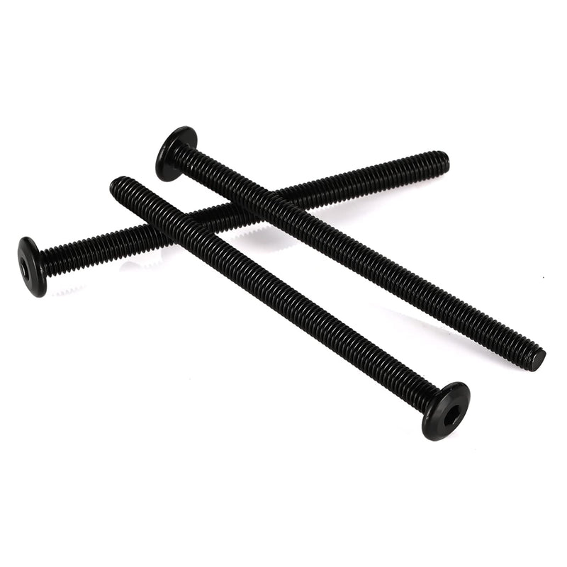 [Australia - AusPower] - 1/4-20 x 3/4" Flat Head Socket Head Screw Furniture Bolts Countersunk Connector Screws, Stainless Steel 18-8 (304), Black Oxide, Fully Threaded, 25 PCS 1/4-20 x 3/4" 