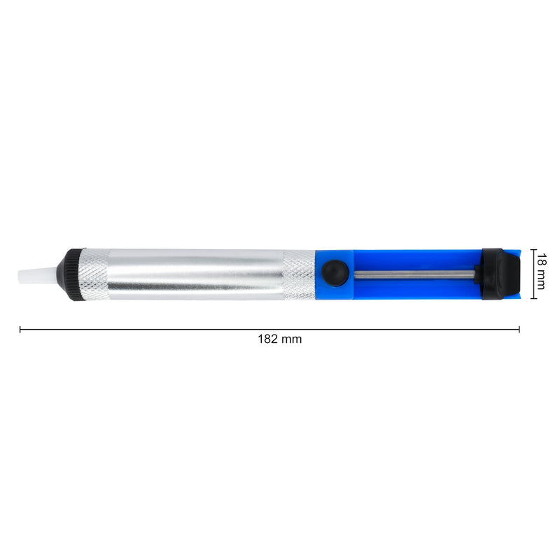 BIGtec Desoldering Suction Pump Antistatic Desoldering Pump Soldering Suction Pump Soldering Suction Pump Desoldering Soldering Aid Teflon Tip Light Metal