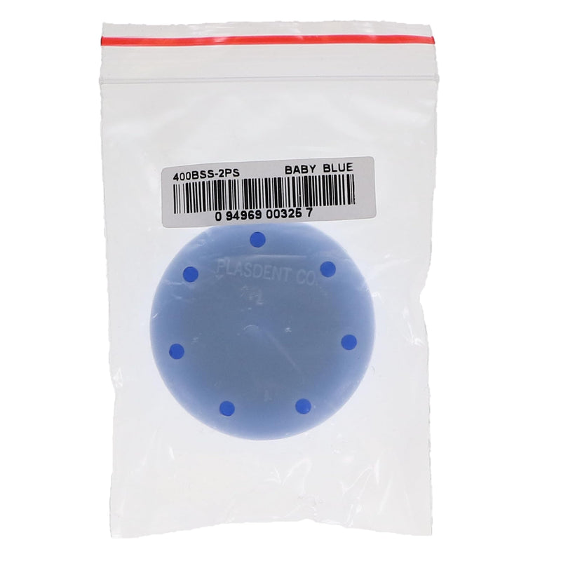 [Australia - AusPower] - 400BSS-2PS Round Bur Block Small Baby Blue Magnetic 7 Bur Capacity 