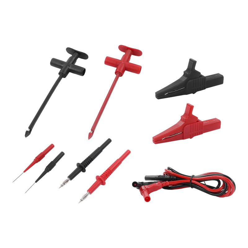 [Australia - AusPower] - Jeanoko Digital Multi Meter Clamp Tester, Clip Fast Measurement Response JT8001-1 Multimeter Test Leads Kit 30VAC-60VDC for Automotive 