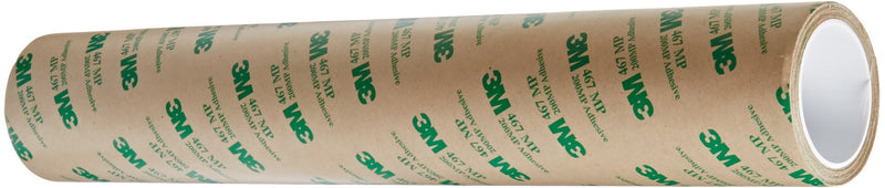 3M 467MP Adhesive Transfer Tape, Bonding & Laminating, Clear, 6 in x 5 yds, 1 Roll 5 Yards 6 Inches
