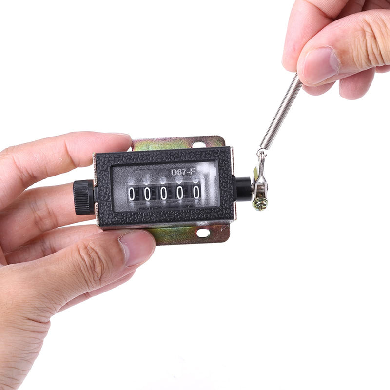 [Australia - AusPower] - Watris Veiyi D67 F 5 Digit Counter Clicker, Hand Counter, Hand Counter Clicker for Textiles, Machines, Rollers, Printing, Large Punching, Transport and Packaging 