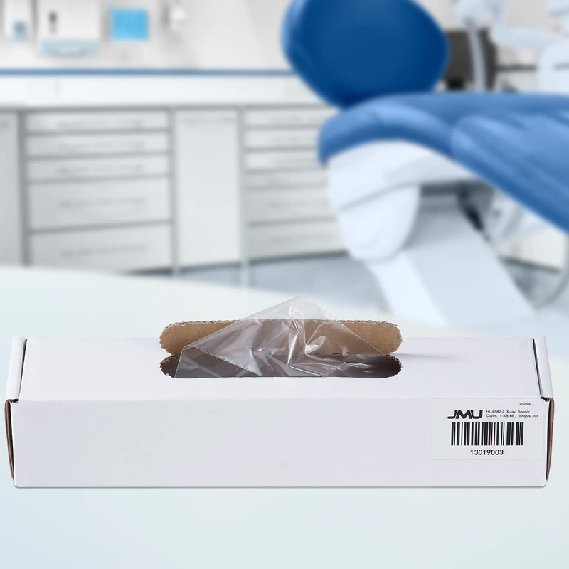 [Australia - AusPower] - JMU Dental Digital X-Ray Sensor Protective Covers, 500pcs X-Ray Sensor Sleeves (8" x 1-3/8") 8" x 1 3/8" 