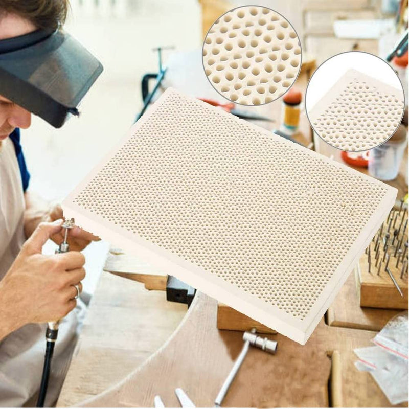 Ceramic Honeycomb Soldering Plate, High Efficiency Gas Heater Parts Burning Ceramic Plate Burner Replacement for Paint Pressure Drying Industry