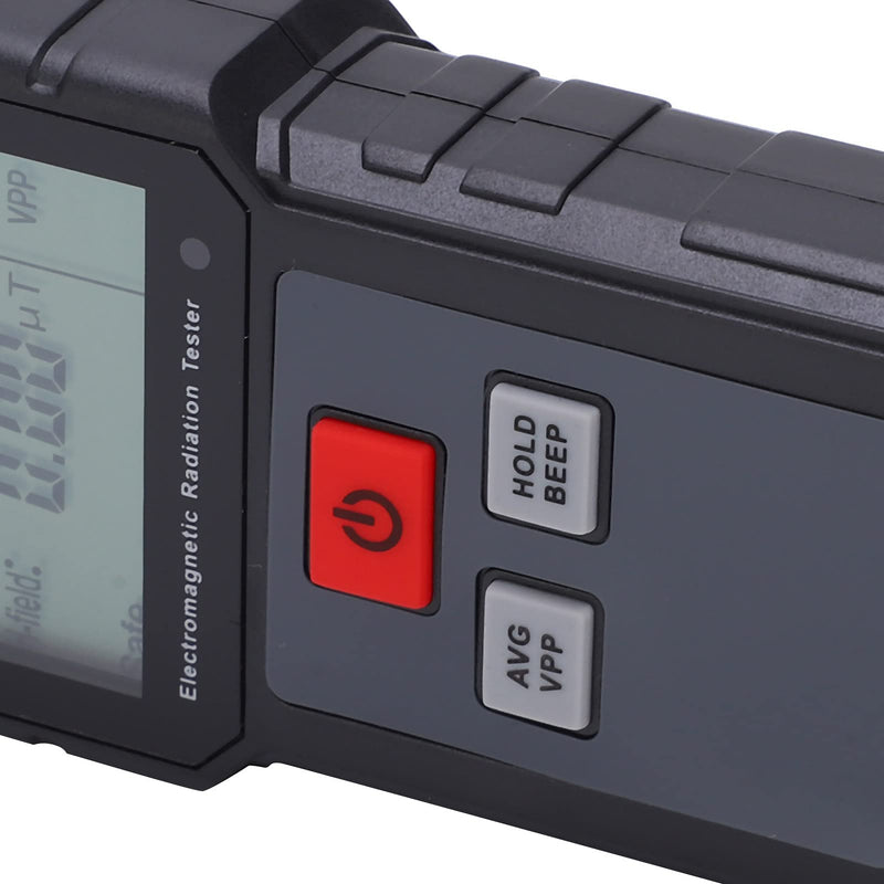 [Australia - AusPower] - ET825 EMF Meter Rechargeable Digital Electromagnetic Field Radiation Detector LCD Radiation Tester for Home EMF Inspections 