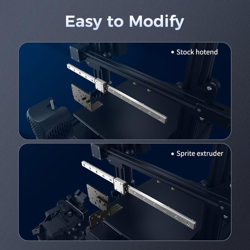 Creality Official Ender 3 Linear Rail Kit X-axis Rail Guide MGN12C 12.6" Length with Mount Bracket Support Sprite Pro kit Compatible with Creality Ender3 Ender 3 Pro Ender 3 V2 3D Printers Ender 3/3 Pro/3 v2 Linear Rail Kit