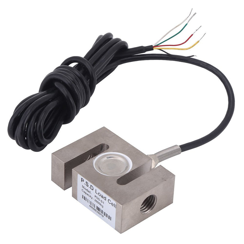 [Australia - AusPower] - Load Cell Sensor Weighing Sensor Portable Weight Sensor Scale Sensor Weighing S Bar Precision 50/100/300/2000 kg for Container Weight High Pressure Weighing Technology (2000 kg) 2000 KG 