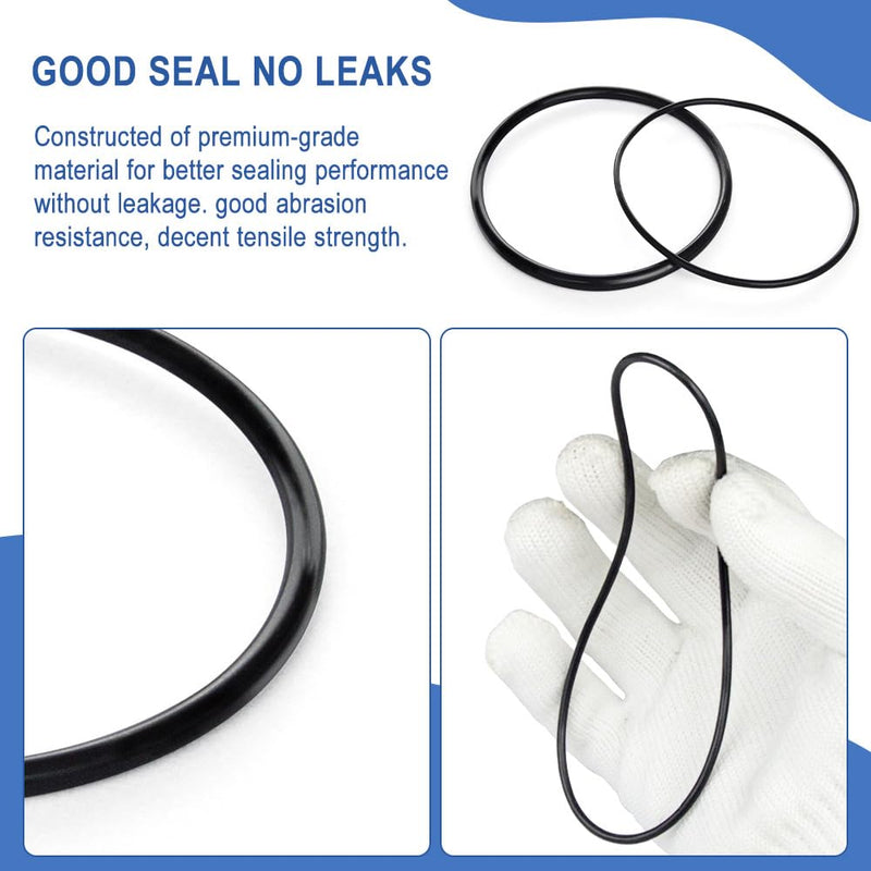 [Australia - AusPower] - Hydraulic Log Splitter Cylinder Rebuild Seal Kit for 4.0"Bore x 1.75" Rod Cylinder, Huskee Log Splitter Parts Hydraulic Cylinder Rebuild Kit (Pack of 11) For 4.0"Bore x 1.75" Rod Cylinde 