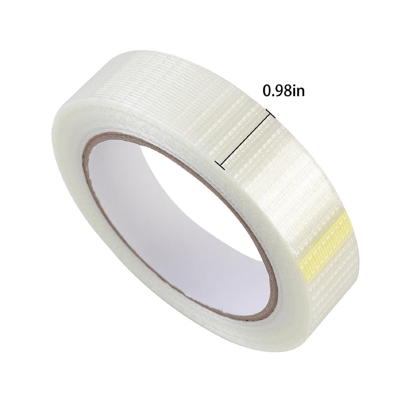 QDiShi Transparent Duct Tape, Heavy Duty Waterproof Tape, High Performance Weather Resistant Tape for Discreet Repairs and Mounting Residential Shipping Packing and Industrial Uses (1 in x 22 Yards) 1 in x 22 Yards