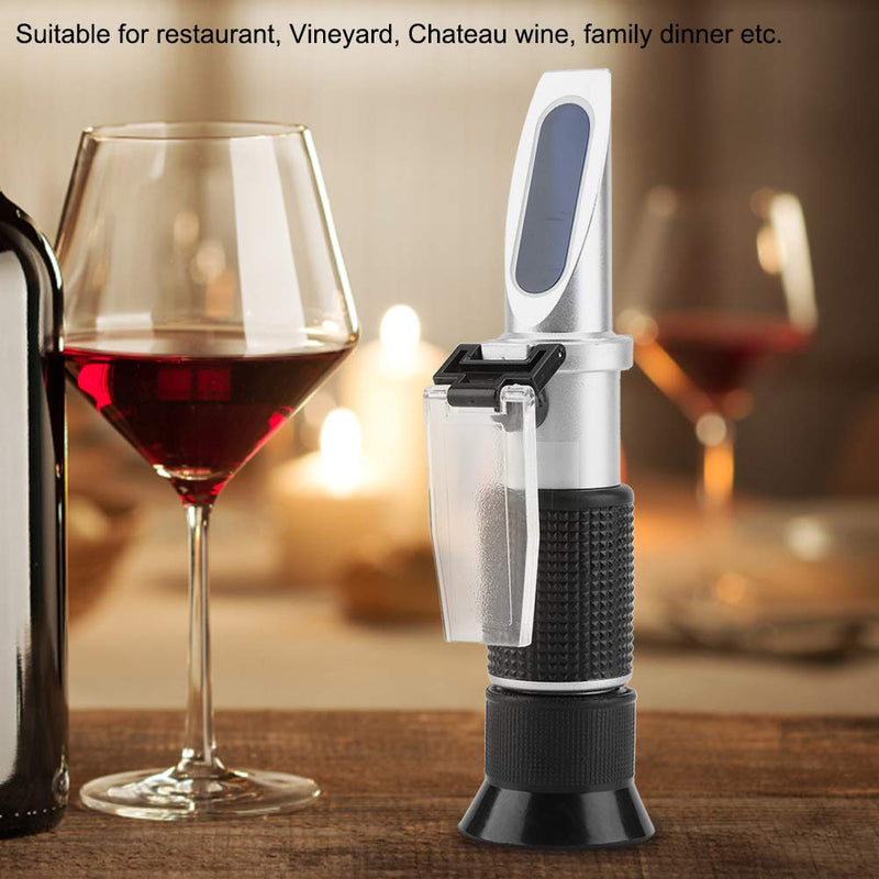 [Australia - AusPower] - Portable Hand Held Grape and Wine Alcohol Refractometers 0 25% Vol 0 40% brixs 0 22 Baume, brixs Refractometer, brixs Refractometer, Portable Hand Held Grape and Wrefractometer Salinity Tester saltw 