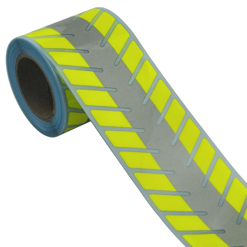 Reflective Iron-On Tape Heat Transfer Vinyl for Clothing CS-04# 2in x 5yd (Fluorescent Yellow) Fluorescent Yellow