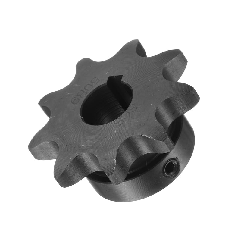 [Australia - AusPower] - uxcell #50 Chain Roller Sprocket B Type, 5/8" Bore 9 Tooth Single Strand Chain Sprocket, Carbon Steel, Keyway with Set Screws 