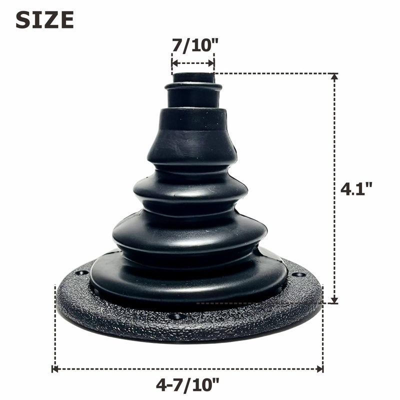 Boat Motor Well Cable Boot - Rigging Steering Protect for Marine Yacht Kayak Electrical Wire Organize, Fuel Lines Diameter 4 7/10" Black-3Pcs