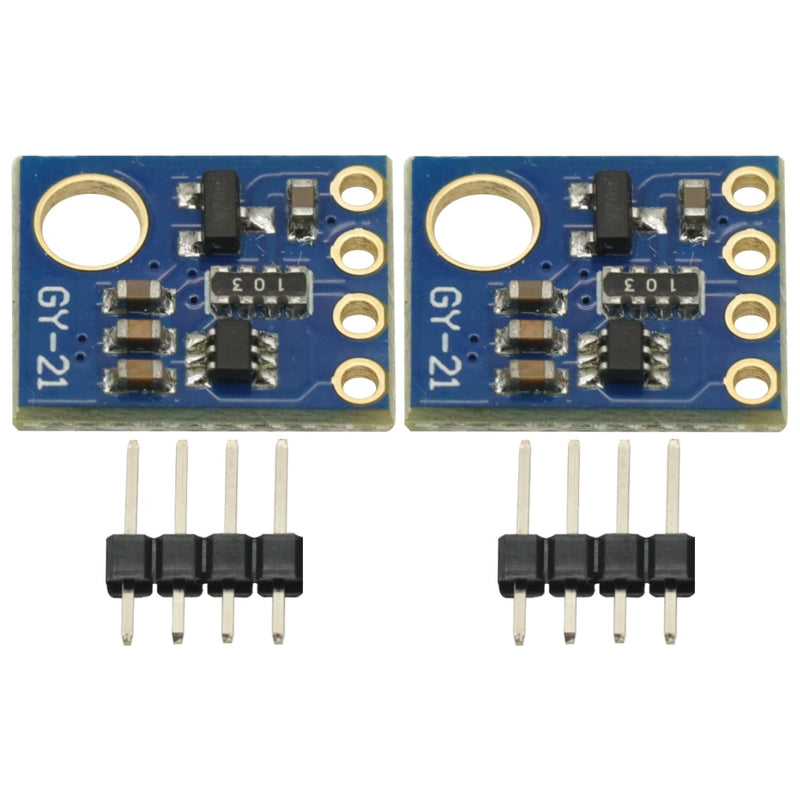 [Australia - AusPower] - 2PCS HTU21 IIC/I2C Digital Temperature Humidity Sensor Breakout Board Module 3V-5V 