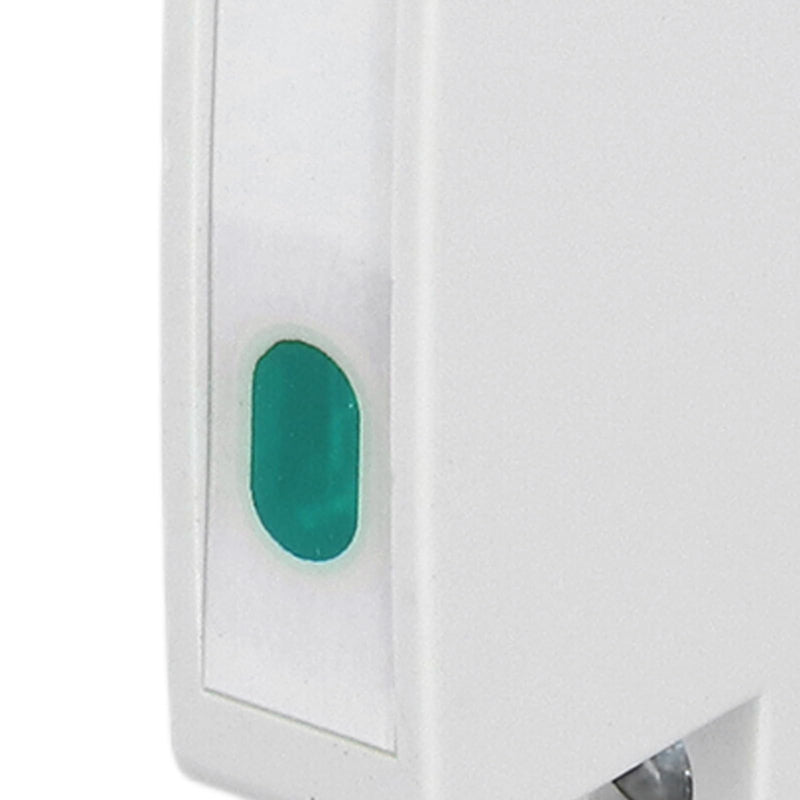 Fafeicy JD9 LED Indicator Light for DIN Rail Mounting, Electrical/Telecom, AC/DC 230 V, Modular Mounting, PC Material, 30,000 Hours Life, Green