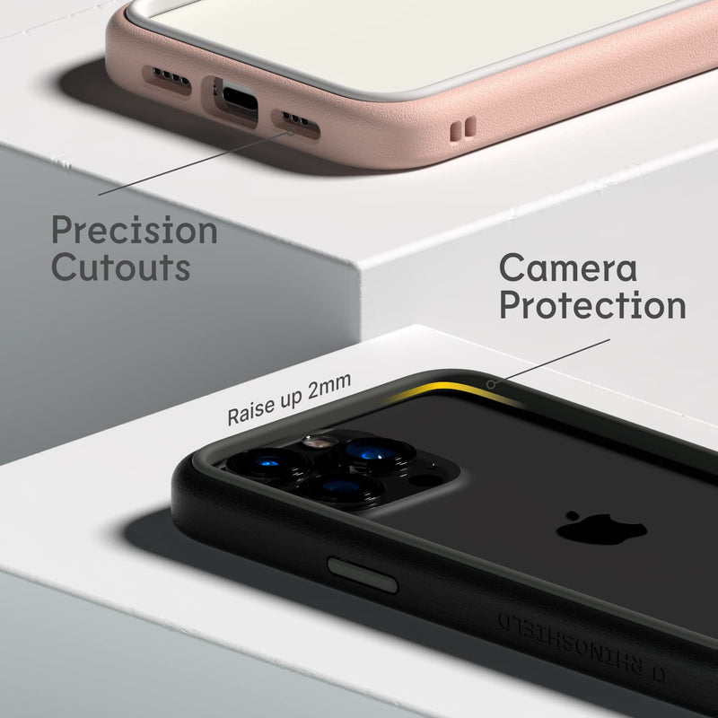 [Australia - AusPower] - RhinoShield Bumper Case Compatible with [iPhone 13 Pro Max] | CrashGuard NX - Shock Absorbent Slim Design Protective Cover 3.5M / 11ft Drop Protection - Graphite iPhone 13 Pro Max - Graphite 