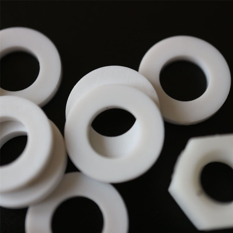 [Australia - AusPower] - 50 x White Pan Head Screw Polypropylene (PP) Plastic nuts and bolts, M6 x 20mm, Chemical Resistant, Water Resistant, Anti Corrosion, M6 x 20mm, (15/64 x 25/32 in) 