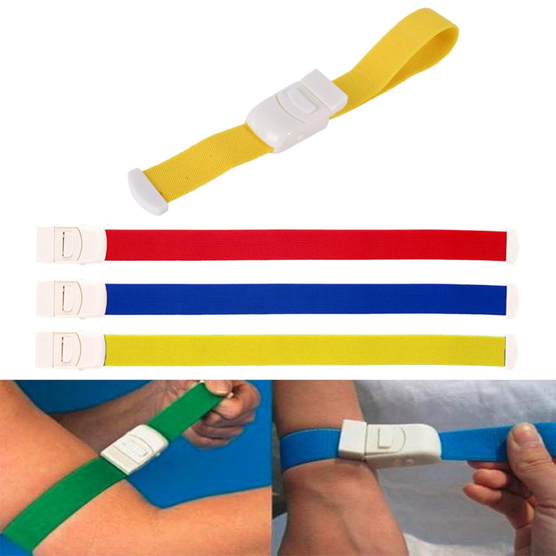 [Australia - AusPower] - Elastic Bandage Tourniquets, 4Pack Quick Release Tourniquet Bands for Hunting and Hiking, Household 