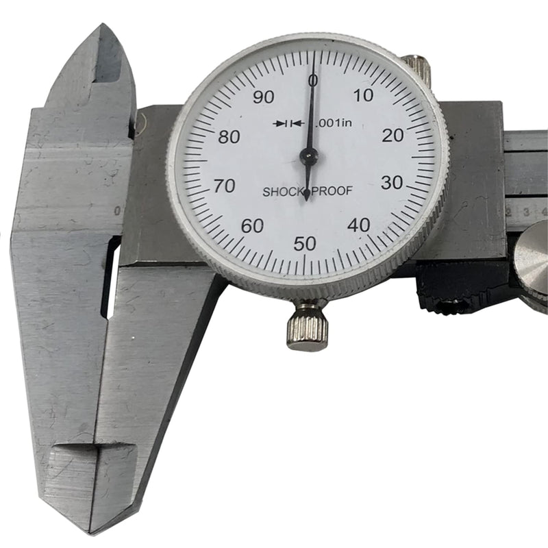 [Australia - AusPower] - FainWan 6" Utility Dial Caliper, 6 inch 0.001" Precision Resolution with Slide Lock Stainless Steel Shock Proof 