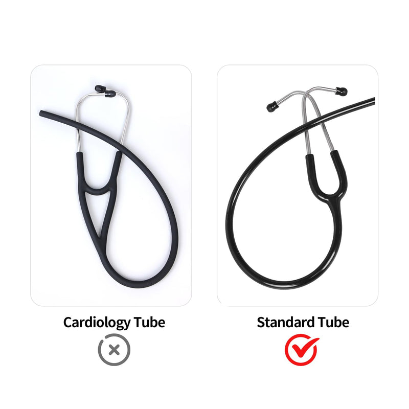 [Australia - AusPower] - Medical Stethoscope Replacement Tube fits for Littmann® Classic III,Compatible Stethoscope Tube (Black) Black 
