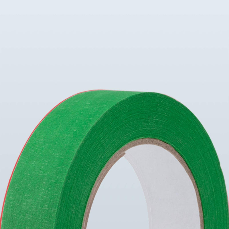 [Australia - AusPower] - Lichamp 2 Pack Green Painters Tape 1 inch, Green Masking Tape 1 inch x 55 Yards x 2 Rolls (110 Total Yards) 