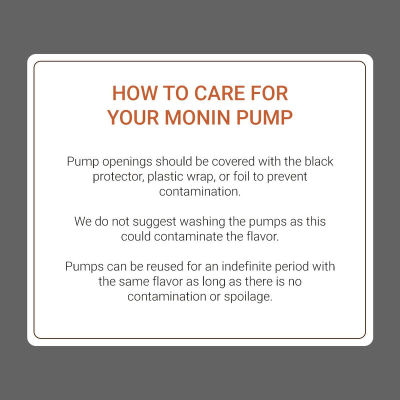 [Australia - AusPower] - Monin - Syrup Pump, Only Compatible with 750 Milliliters Glass Bottles of Monin Syrup, Tip Cover Included, Approximately ¼ Fluid Ounce Per Pump 