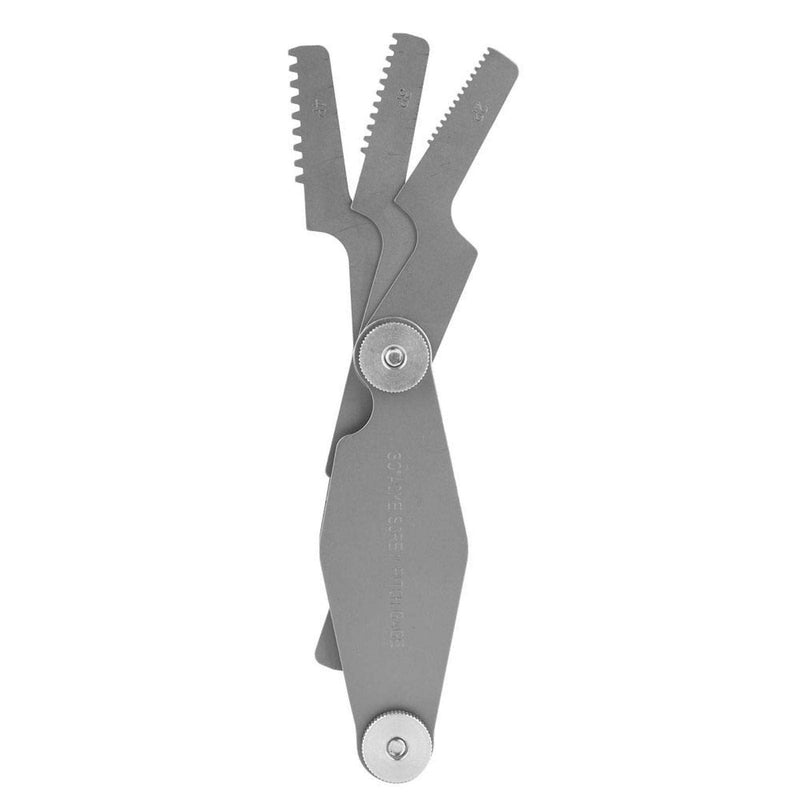 [Australia - AusPower] - Kadimendium Thread Measuring Gage Whitworth Screw Pitch Guage Industrial Measurement Carbon Steel for Measuring Thread Tooth Pitch (30Degree) 
