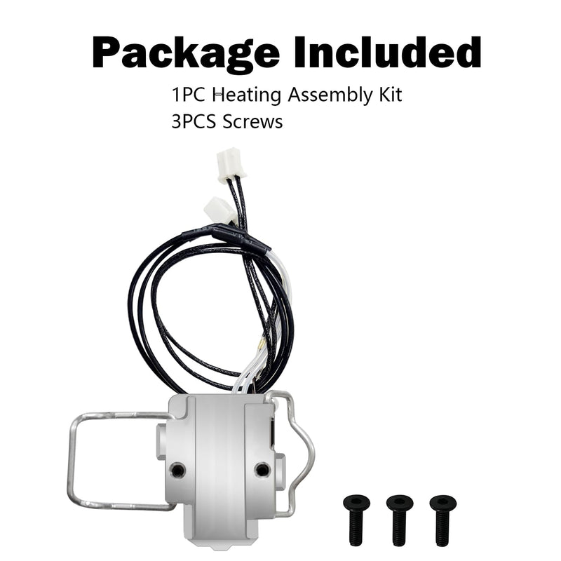 [Australia - AusPower] - Kobra X Hotend Heating Assembly Kit 3D Printer Assembled Extruder Kits- for Anycubic Kobra X All Metal Hot End/Printhead Replacement with Base Clip Heater Cartridge Thermister Easy to Install 1 