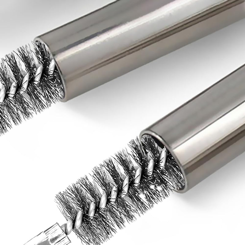 [Australia - AusPower] - ASNOMY 14Pcs Stainless Steel Bore Brush,5/16"-1" Stainless Steel Bristles Wire Brush Bore Cleaning Brush Set for Power Drill Cleaning, Abrasive Wire Brush with 1/4" Hex Shank 14Pcs 5/16''-1'' Inch Bore Brush 